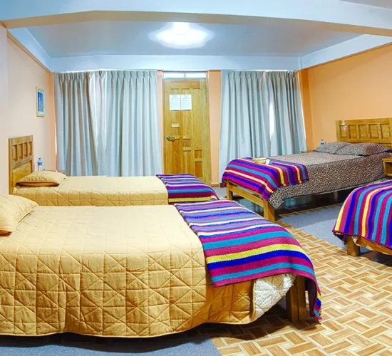 Habitacion quintuple familiar hotel la chacana huaraz