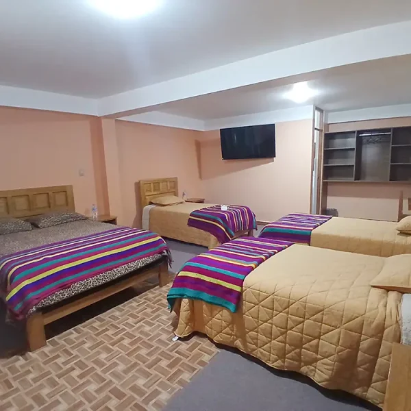 habitacion cuadruple familiar hotel la chacana huaraz