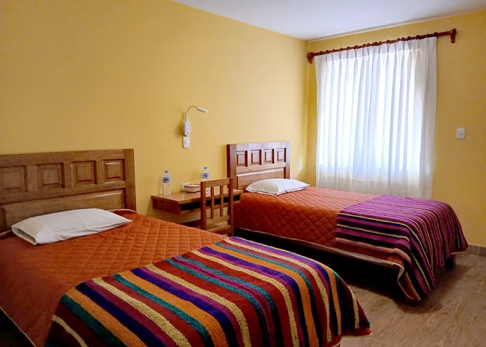 habitacion doble individual hotel la chacana huaraz