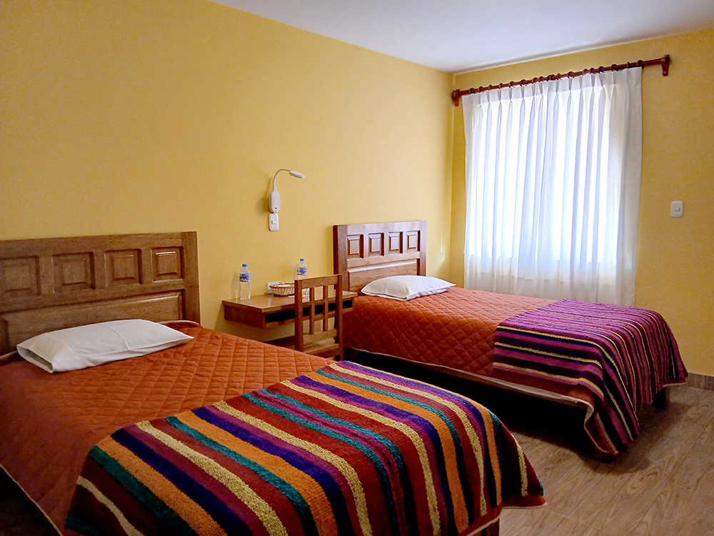 habitacion doble individual hotel la chacana huaraz