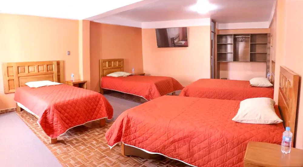 habitacion quadruple hotel la chacana huaraz