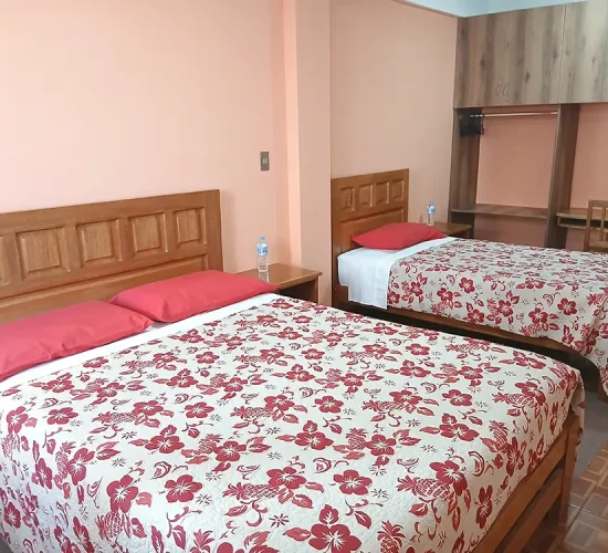 habitacion triple familiar hotel la chacana huaraz