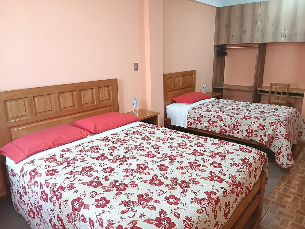 habitacion triple familiar hotel la chacana huaraz